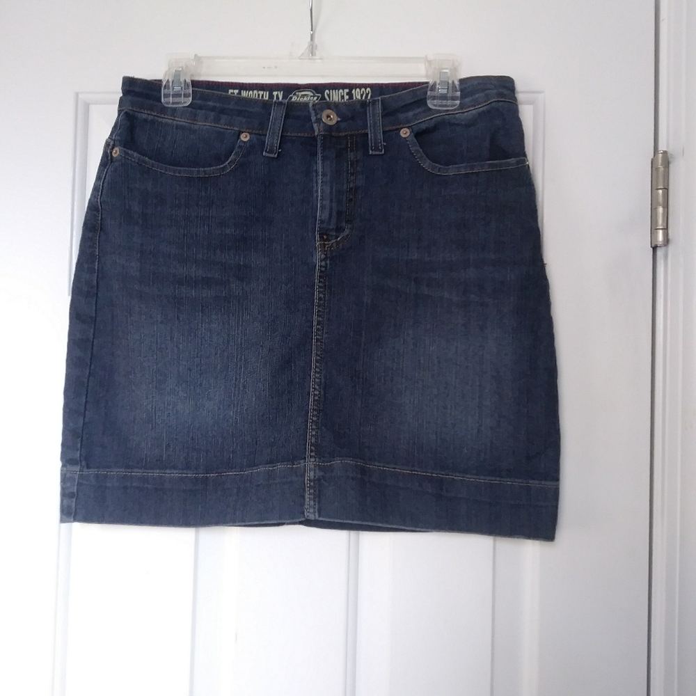 Dickies Denim Skirt Size 6